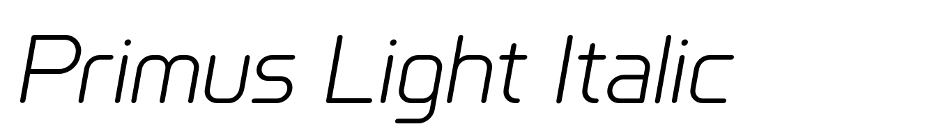 Primus Light Italic
